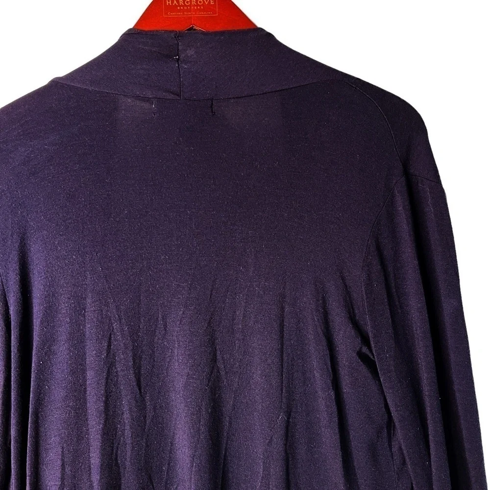 BAREFOOT DREAMS Jersey Knit Cardigan Wrap Sweater Size Medium in Black